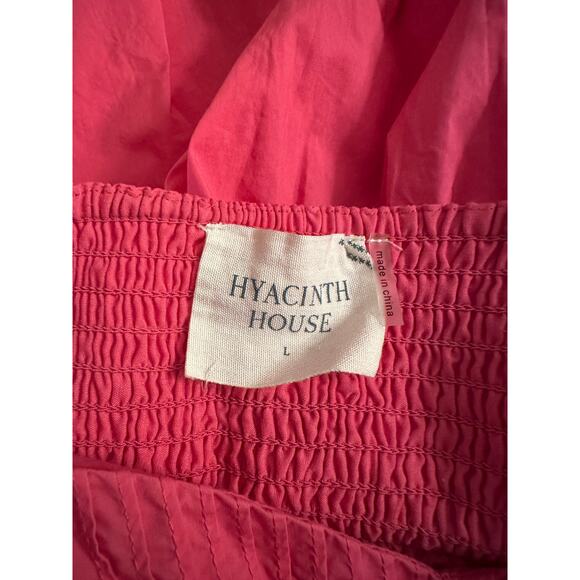 Tuckernuck Hyacinth House Preppy Barbie Pink Mini Puff Sleeves Graduation Dress - Picture 12 of 12